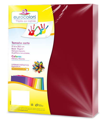 Papel Cortado Eurocolors Carta Vino C/100 - Ec0098 FullOffice.com