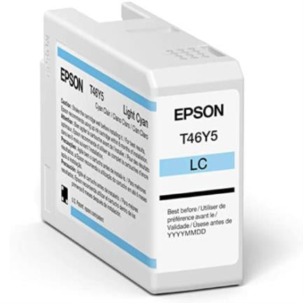 Tinta Epson Ultrachrome Pro10 T46Y 50Ml Color Cian Claro - T46Y500