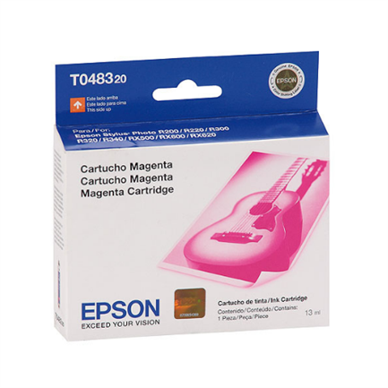 Tinta Epson Stylus Photo R300/R300M Magenta R200/R220/R340/R - T048320-Al