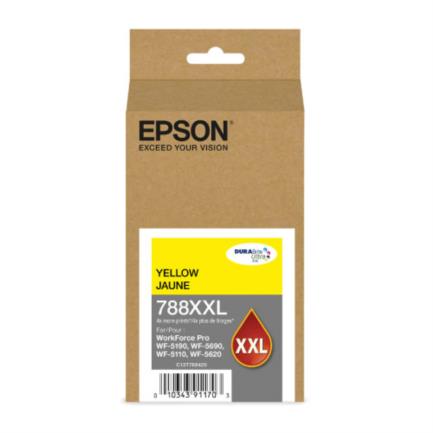 Tinta Epson 788Xxl Capacidad Extra Alta Wf-5190/Wf-5690 Color Amarillo - T788Xxl420-Al