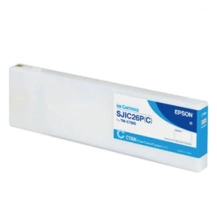 Cartucho Epson Sjic26P Para Tm-C7500 Color Cian - C33S020615