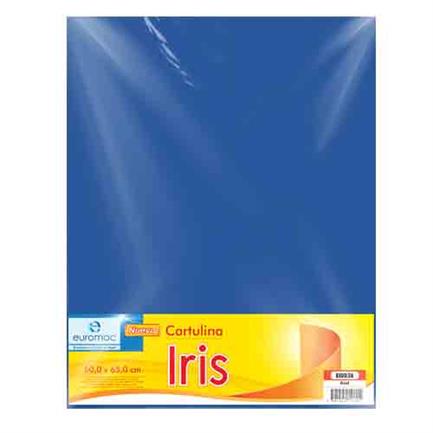 Cartulina Euromac Iris Azul 50X65Cm C/10 - Ei0036 FullOffice.com