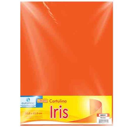 Cartulina Euromac Iris Naranja 50X65Cm C/10 - Ei0041 FullOffice.com