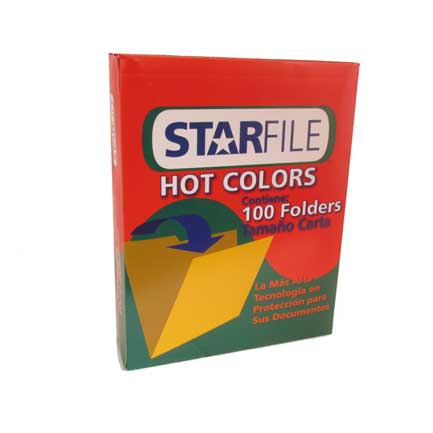 Folders Mapasa Hot Colors Amarillo Carta C/100 - F Hot Amarillo Carta FullOffice.com