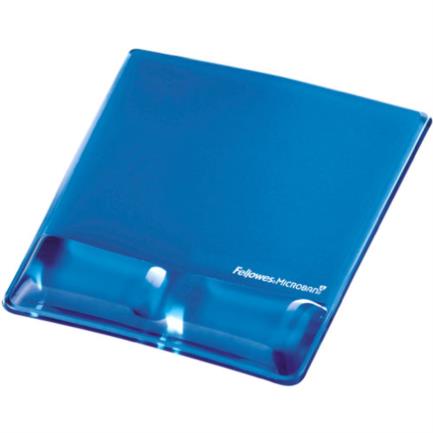 Mouse Pad Fellowes Gel Canal Ergonómico C/Descansa Muñecas Color Azul - 9182201 FullOffice.com