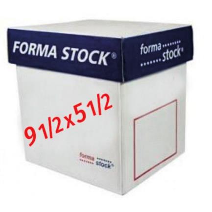 Papel Formastock Blanco 9.5 X 5.5 3Tanto C/1000 - Tb0012