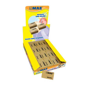 Goma Mae Café Tipo Migajon 40 Piezas - Gm-40Mj FullOffice.com