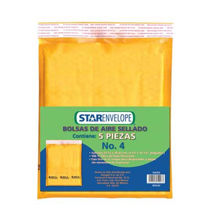 Sobre Burbuja Mapasa Oficio 24.13 X 36.83 Cms. Paq C/5 - Ia0203