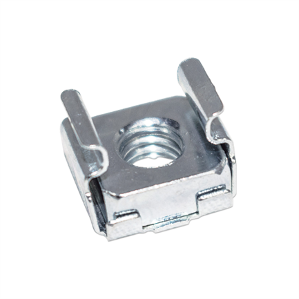 Intellinet Jeu d’écrous cage M6 (100 pcs) avec vis et rondelles, pour armoires et racks 19", pot plastique, garantie à vie Rack Plata 831 g 100 pieza(s) 85389099