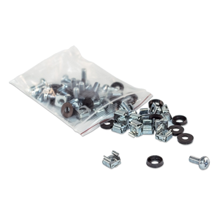 Tornillos Intellinet M6 Tuerca Enjaulada Bote C/100 Juegos - 713658