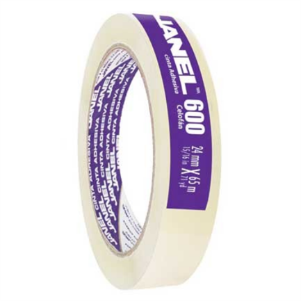 Cinta Janel Adhesiva Celofan 600 24X65 - 6002465100 FullOffice.com