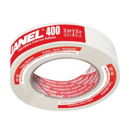 Cinta Adhesiva Janel Doble Capa Poliester 400 18 X 50 - 4001850100 FullOffice.com