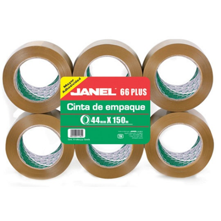 Cinta Janel Empaque Canela 44X150 Hot Melt - 664415700 FullOffice.com
