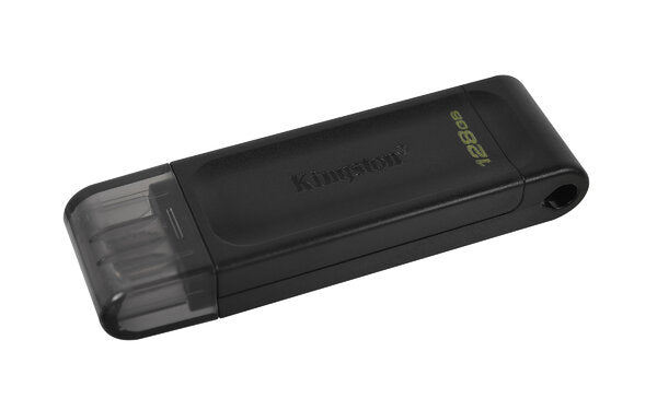 Memoria Usb Kingston Datatraveler 70 128Gb Usb-C Color Negro - Dt70/128Gb FullOffice.com