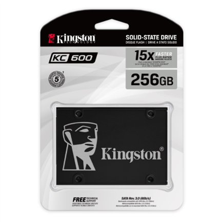 Unidad De Estado Sólido Kingston Skc600 256 Gb Ssd Sata3 2.5" - Skc600/256G