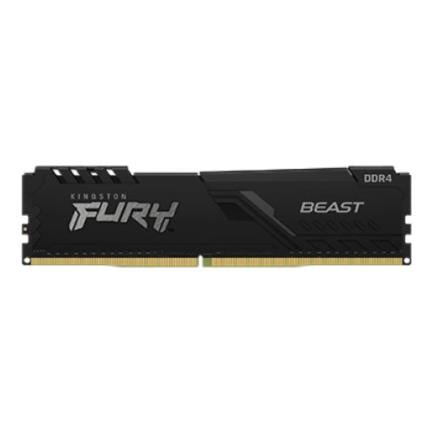 Memoria Ram Kingston Fury Beast 8 Gb 2666Mhz Ddr4 Cl16 Dimm Color Negro - Kf426C16Bb/8 FullOffice.com