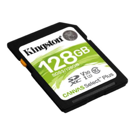 Tarjeta Sd Kingston Canvas Select Plus 128 Gb 100R C10 Uhs-I U3 V30 - Sds2/128Gb