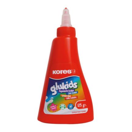 Pegamento Liquido Kores Blanco Glukids 125Grs - 756251 FullOffice.com