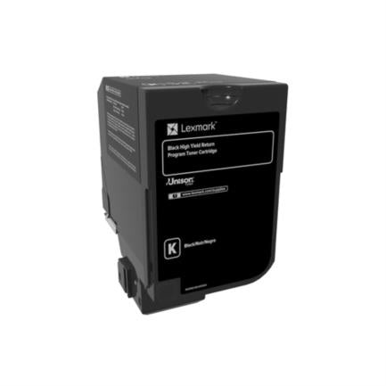 Tóner Lexmark Alto Rendimiento Programa Retorno Cs725De Color Negro - 74C4Hk0