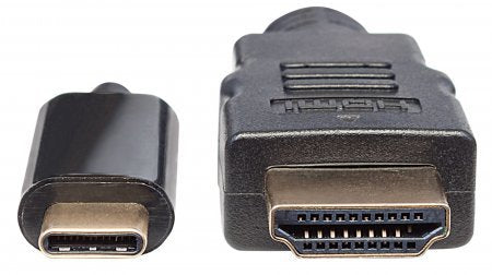 Cable Manhattan Adaptador Usb-C A Hdmi 4K Salida 2M Color Negro - 151764 FullOffice.com