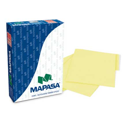 Folders Mapasa Canario Oficio - Pc0006 FullOffice.com