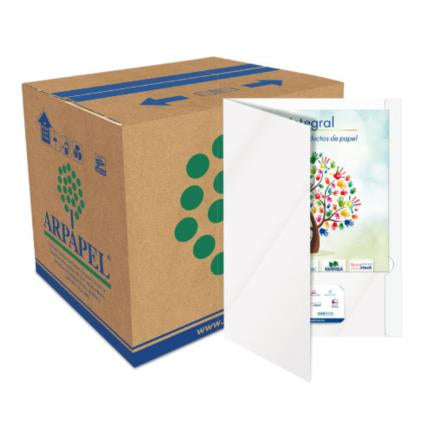 Folder Mapasa Starfile Deluxe Carta Color Blanco C/100 - Py1152 FullOffice.com