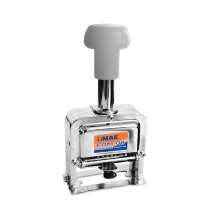 Foliador Mae Fom-08 Semiautomático De 8 Dígitos - Fom-08 FullOffice.com