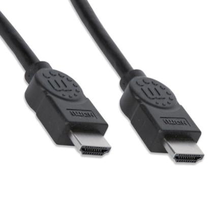 Cable Manhattan Hdmi 1.3 M-M Alta Velocidad Blindado 22.5M Color Negro - 308458 FullOffice.com