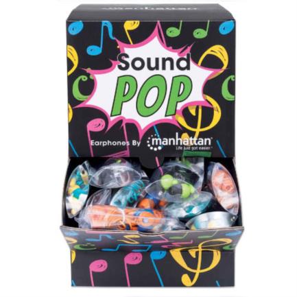 Display Manhattan Para Mostrador Audífonos Soundpop Colores Surtidos C/40 Pzas - 178822 FullOffice.com