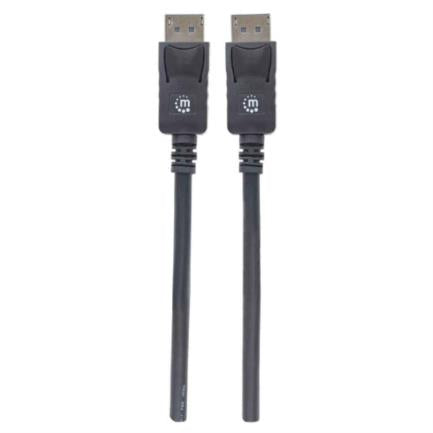 Cable Manhattan Displayport M-M 1080P 2M Color Negro - 393799 FullOffice.com