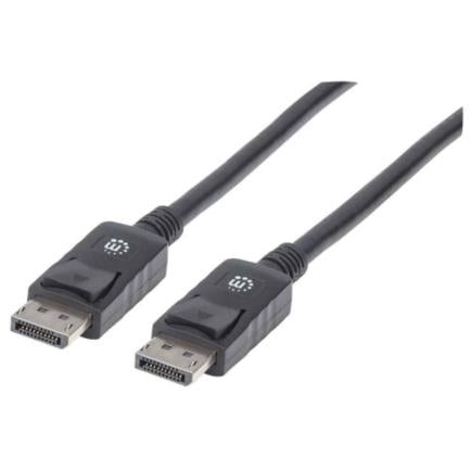 Cable Manhattan Displayport M-M 1080P 2M Color Negro - 393799 FullOffice.com