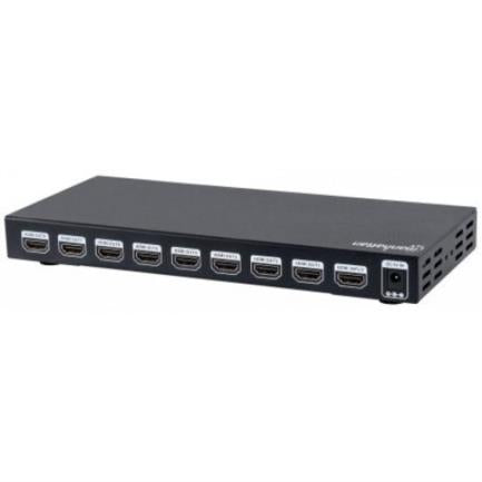 Video Splitter Manhattan Hdmi 4K Uhdtv 8 Puertos Color Negro - 207560