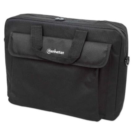 Maletín Manhattan London Para Laptop 15.6" Color Negro - 438889