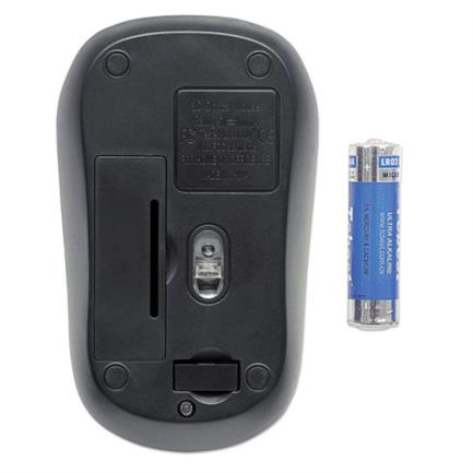 Mouse Manhattan Success Inalámbrico Óptico 1000 Dpi Color Negro-Azul - 179416 FullOffice.com