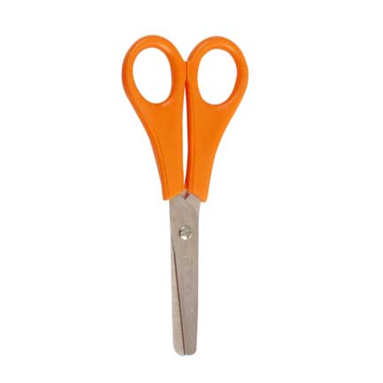 Tijera Escolar Mae 5" Zurda Regla Impresa - Mt-5Rl