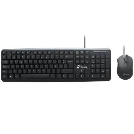 Teclado Y Mouse Nextep Alámbrico Usb - Ne-416