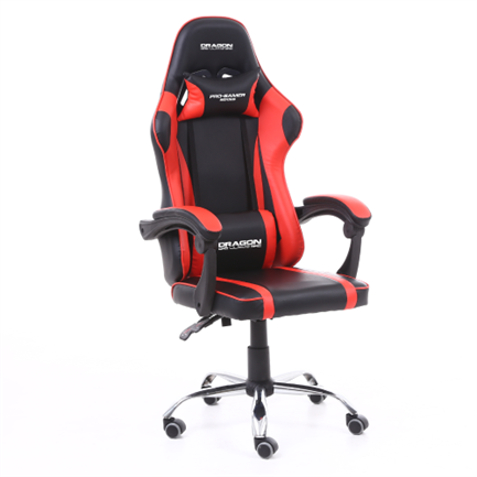 Silla Gamer Ergonómica Dragón Xt Modelo Falkor Color Rojo-Negro - Ne-462R FullOffice.com