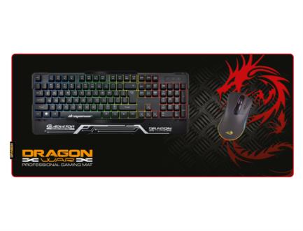 Tapete Gamer Profesional Dragon Xt Xl Para Teclado/Mouse - Ne-483