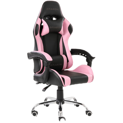 Silla Gamer Ergonómica Modelo Falkor Color Negro-Rosa - Ne-461Rs FullOffice.com