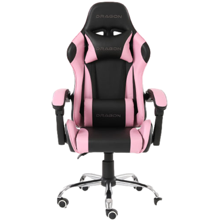 Silla Gamer Ergonómica Modelo Falkor Color Negro-Rosa - Ne-461Rs FullOffice.com