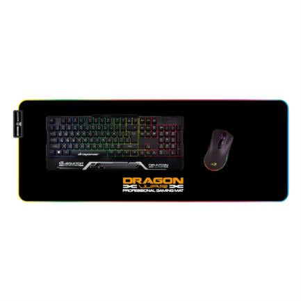 Tapete Gamer Dragon Xt Rgb Grande Para Teclado/Mouse - Ne-483R