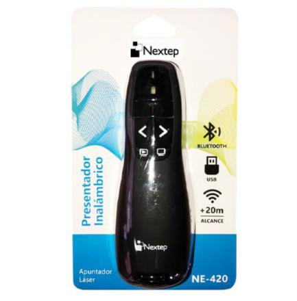 Presentador Inalámbrico Nextep Con Apuntador Láser - Ne-420 FullOffice.com