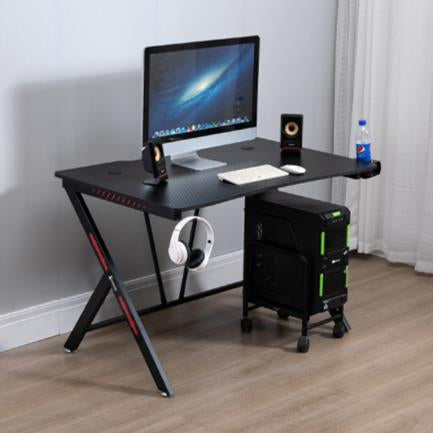 Escritorio De Trabajo Nextep Hogar/Oficina Base Metálica 115X73Cm Color Negro - Ne-654N FullOffice.com