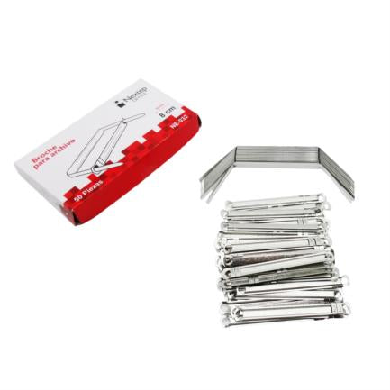 Broche Nextep Archivo No.8 Cm C/50 Pzas - Ne-032 FullOffice.com