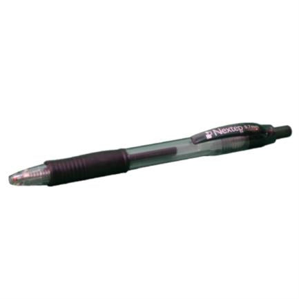 Bolígrafo Nextep Gel Retráctil Mediano 0.7Mm Color Negro C/6 FullOffice.com