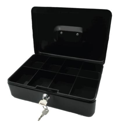 Caja Dinero Nextep Metálica Grande 25Cm Color Negro - Ne-161 FullOffice.com