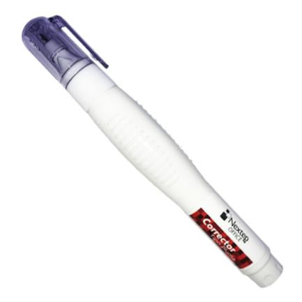 Corrector Nextep Tipo Pluma 8Ml Punta Metálica C/12 Piezas - Ne-068 FullOffice.com