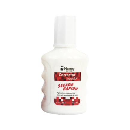 Corrector Líquido Nextep Botella 20Ml C/12 Piezas - Ne-069 FullOffice.com