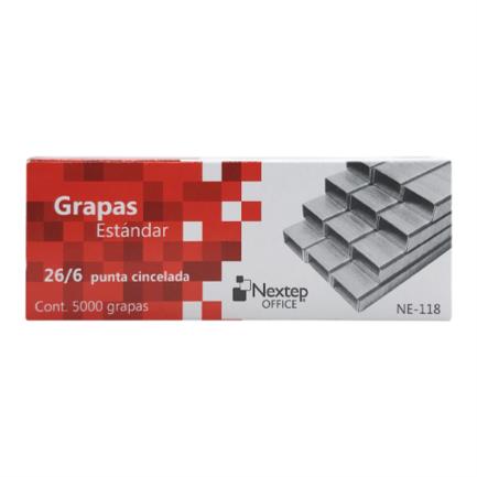 Grapas Estándar Nextep 26/6 C/5000 - Ne-118 FullOffice.com