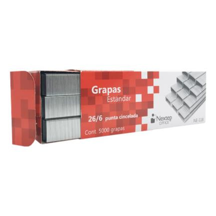 Grapas Estándar Nextep 26/6 C/5000 - Ne-118 FullOffice.com